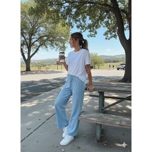 Logistics  Travel Trouser Sweatpants.  Size M Wide Legs. 17"-19" Waist,  13"...